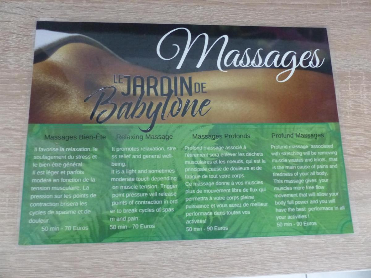 Le Jardin De Babylone "Reserve Aux Couples Uniquement" 阿格德 外观 照片